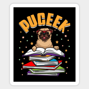 Funny Pug Owners PUGEEK Pug Lover Magnet